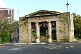 Portico of Stalybridge Town Hall