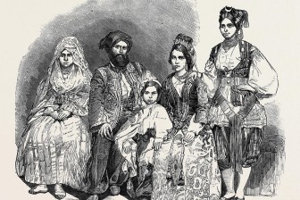 Algerian Family at Vauxhall Gardens