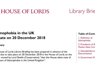 Islamophobia in the UK Report